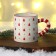 Ceramic mug "Happy New Year!" red, 450 ml, white color