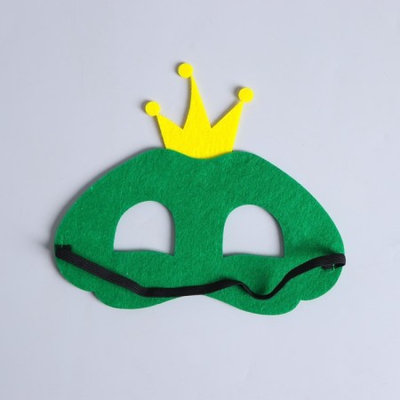 Carnival mask "Frog", felt-3
