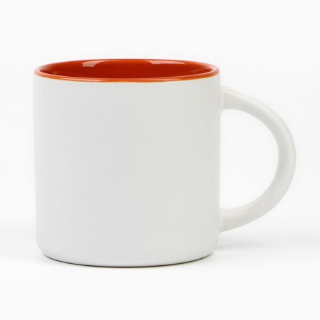 Ceramic "Fox" mug, 380 ml, white color-2