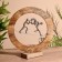 Interior souvenir in the wooden ring "Labor" 30x8x33 cm