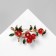 Brooch "Rowan" berries, red-green color in gold