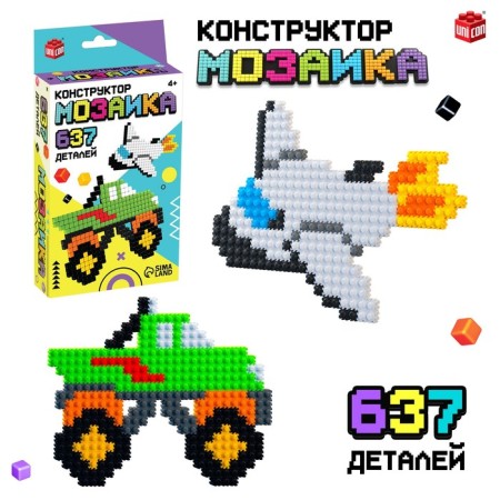 Mosaic designer "Pixi. Transport ", 637 parts