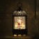 LED figure “Lantern with Santa Claus and deer” 13 × 25.5 × 8 cm, plastic, AAX3 batteries (not complete), USB, glow warm white
