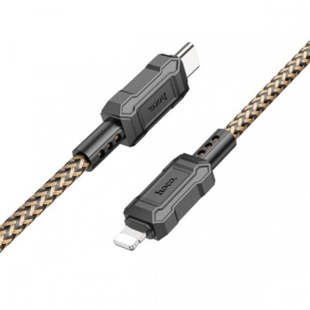 Hoco X94, Type -C cable - Lightning, 2.4 A, 1 m, fast charging, PVC, golden-2