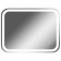 Domino Madrid mirror, size 800x600 mm, with backlight