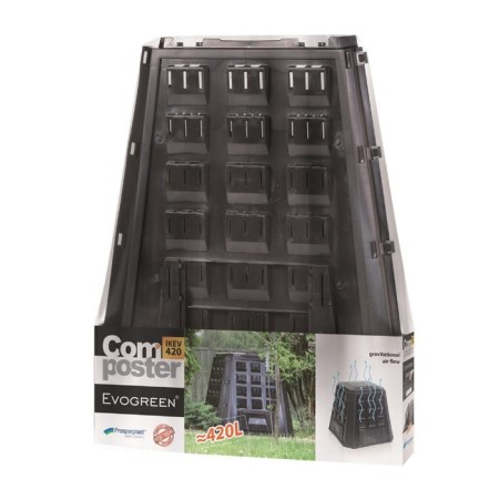 Composter Evogreen, 420 l, plastic, black-3