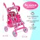 Stroller for dolls summer, with a roof, the handle is adjustable, metal