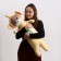 Soft toy "cat" in an elephant costume, 90 cm