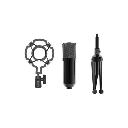 Microphone RITMIX RDM-160, 20-20000 Hz, Jack 3.5, USB, 1.5 m, black-1