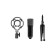 Microphone RITMIX RDM-160, 20-20000 Hz, Jack 3.5, USB, 1.5 m, black