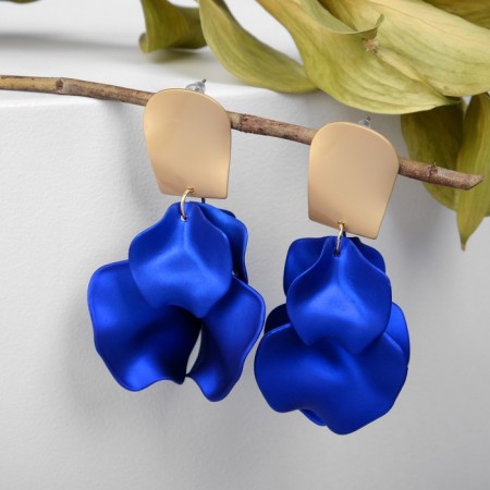 Earrings Assorted "Wind" Enjoyness, color blue-gold-1