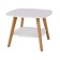 Gouring Hudson table, 650x650x500, white/light oak