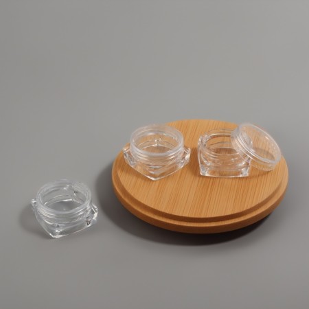 Storage jars, 3 pcs, 3 ml, transparent color-1