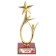 The Cup "Best Husband", award figure, gold, plastic, 18 x 6 cm.