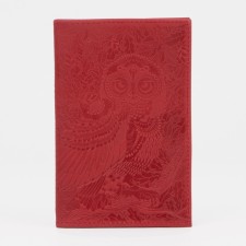 Cover for passport, red color