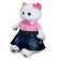 Soft toy "Lee in jeans skirt and polo T-shirt", 27 cm