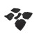 Pile rug for Ford Mondeo V, 2015-2019, black