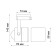 TRACK LOOK PORT 1-F, 1x50W GU10, Black Color Black