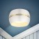 Lamp 1x15W GX53 9x9x5 cm, white/gold
