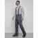 Semi-combinezone ski insulated male winter, size 54, dark gray color