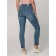 Jeans shortened female with cuts CONTE ELEGANT SKINNY, size XL, color MID MID Blue