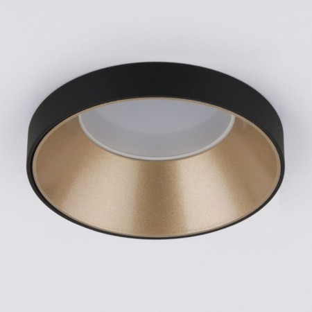 Lumina -Intocular Elektrostandard, Discus, 75x75x41 mm, GU10, Golden, black color-2