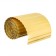 Border tape, 0.2 × 9 m, thickness 0.6 mm, plastic, corrugation, yellow, Greengo