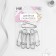 Hat pins, 45 mm, 10 pcs, silver color