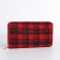 Women's wallet with lightning, red color