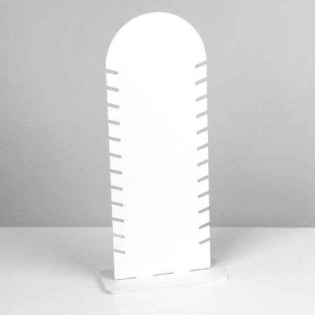 Cuts stand, Eco chains 12 seats, 15 × 6 × 35 cm, white color-1