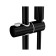Shower headset Cersanit Neno A63696 Strail, watering can 3 modes, hose 200 mm, black