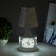 Aroma lace with backlight "Salute" E27 40W+RGB white 13x13x30 cm