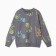 Sweatshirt for boys, graphite/dino color, height 122