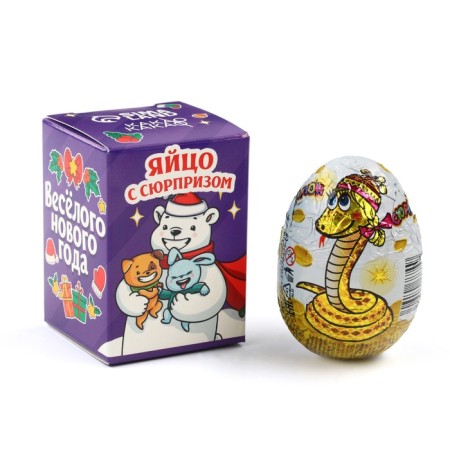 Cocoa cocoa egg from glaze 20 g of "Funny New Year"