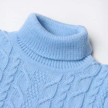 Children's sweater, blue color, height 92-98 cm-1