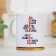 Sublimation mug "Good morning (no)", with application