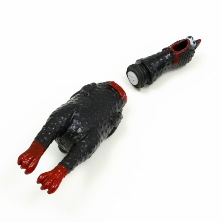The squeak of "thoughtful chicken" is small for dogs, 16.5 cm, black-3