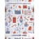 Photostes "Festive cat", oxford, size 145x180 cm, 2 pcs