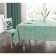 Blossom Green tablecloth, size 145x150 cm, green color