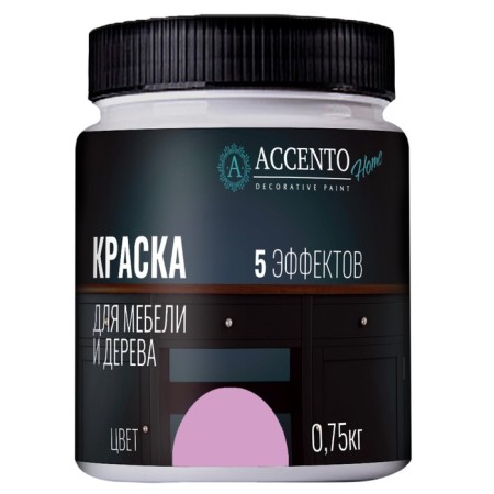Lavender furniture and wood paint, half -gloss, 0.75 kg