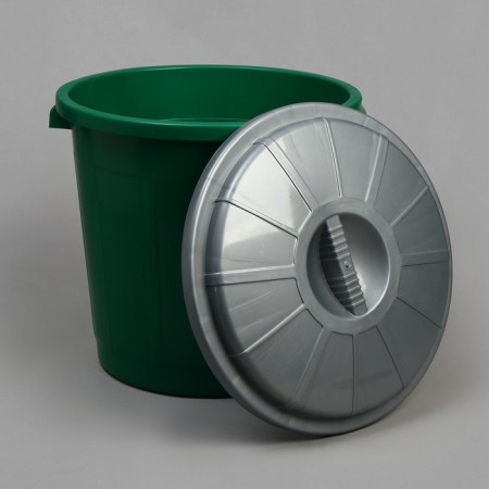 Country-household "Color", 40 l, with a lid, color mix-1