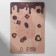 Cool "lovely" chocolate, brown-red color in gold, 40 cm
