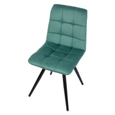 Dining stool Polini Home Berlin SM, mint-black color