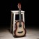 Acoustic guitar is 6 string, Menz. 650mm, strings metal, head with grooves