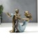 Souvenir Polystone "Mom with Son" 9,5x6.5x17 cm