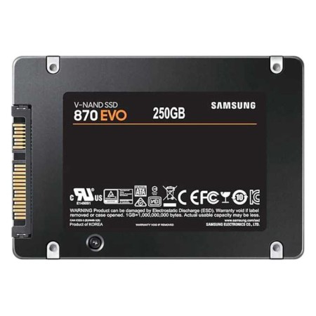 SSD Samsung Sata III 250GB MZ-77E250BW 870 EVO 2.5 "-1