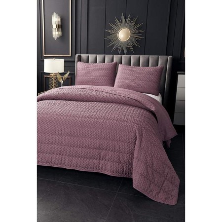 A set with a bedspread "Irma", size 160x220 cm, 50x70 cm, color ash rose-8