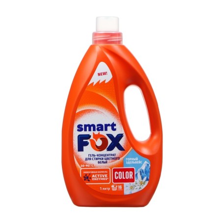 Smart Fox Color Washing Gel Edelweiss, concentrate, 1 liter