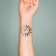 Tattoo on the body Black "Esoteric. Month and Sun" 6x6 cm