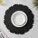 Set of serving “Eloise” napkins, d = 37.5 cm, 4 pcs, black color